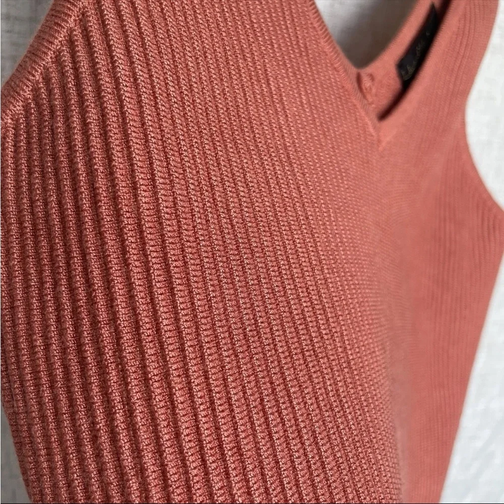 House Of Harlow 1960 Orange Coral Ribbed Tank Top Size Small - Picture 7 of 10
